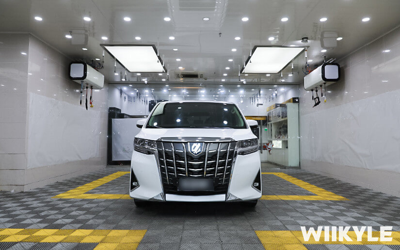 豐田埃爾法貼WIIKYLE隱形車衣整體效果圖