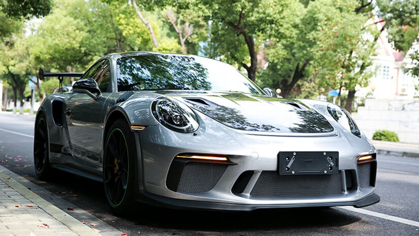 保時捷GT3RS實貼WIIKYLE車衣效果怎么樣？