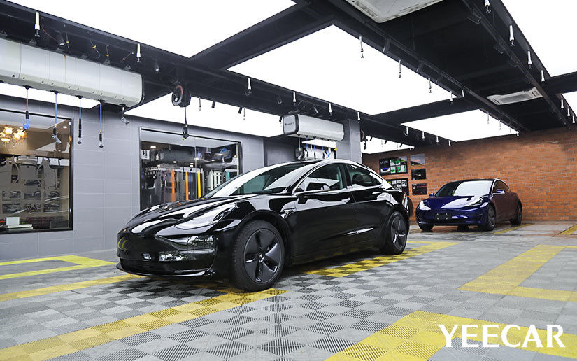 特斯拉側面效果圖