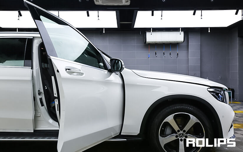 白色奔馳GLC的車漆為什么會發黃？