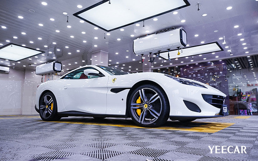 貼完漆面保護膜效果圖