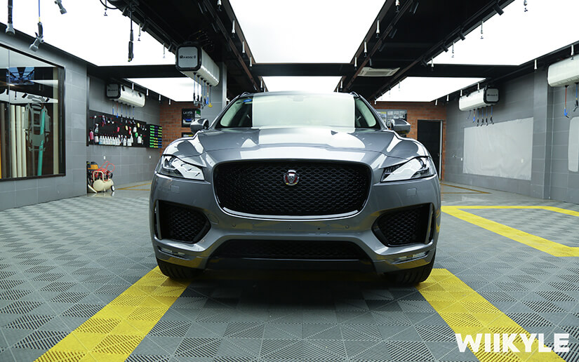 捷豹貼隱形車衣效果圖