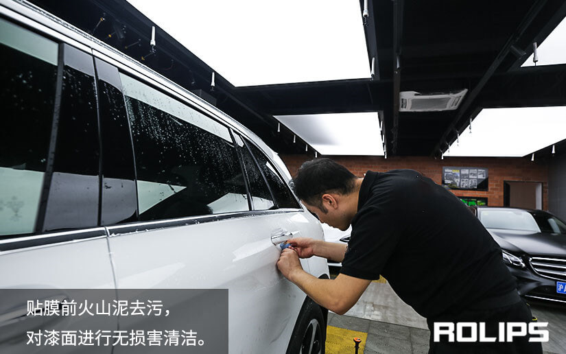 奔馳貼ROLIPS車衣的過程