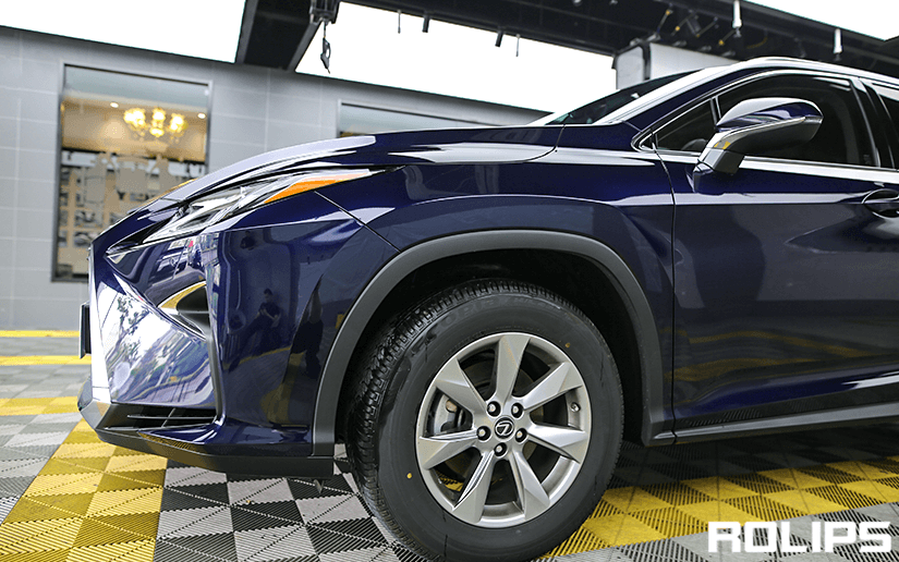 藍色雷克薩斯怎么選擇隱形車衣？（14）