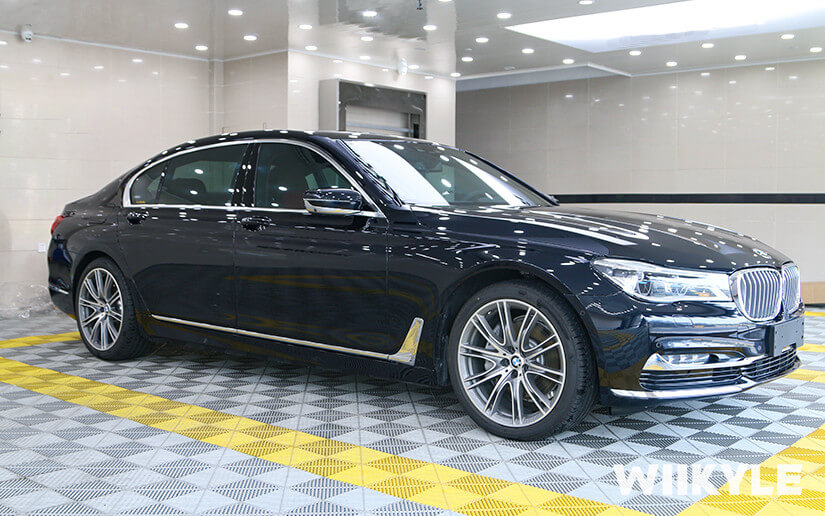 WIIKYLE隱形車衣施工黑色寶馬7系作品展示（圖十二）