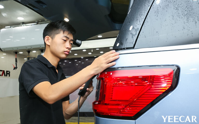 YEECAR隱形衣的施工過程是什么