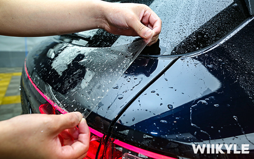 保時捷施工WIIKYLE專車專用漆面保護膜展示圖（十一）