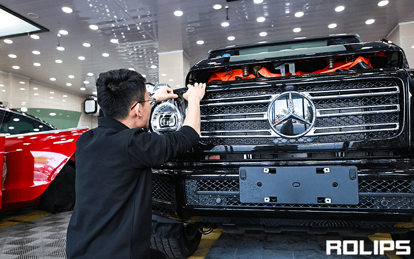奔馳貼膜為什么選擇ROLIPS隱形車衣？（1）