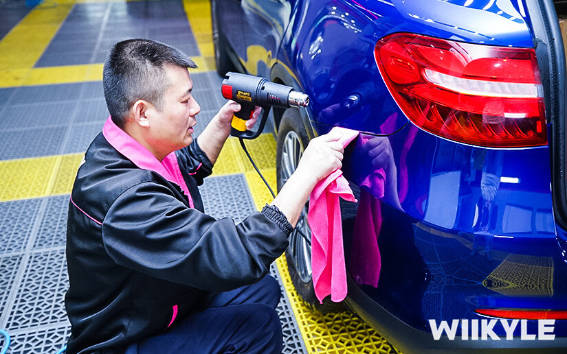 WIIKYLE車衣邊緣處烤槍處理