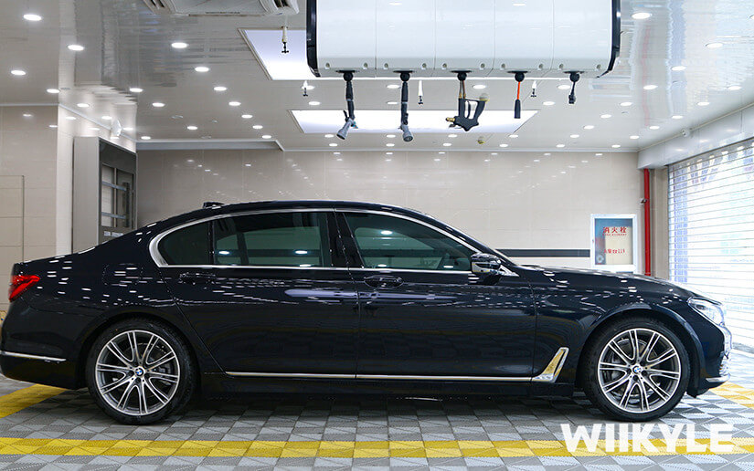 WIIKYLE隱形車衣施工黑色寶馬7系作品展示（圖九）