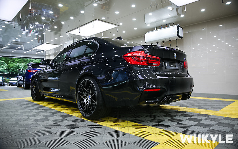 寶馬M3貼隱形車衣效果圖