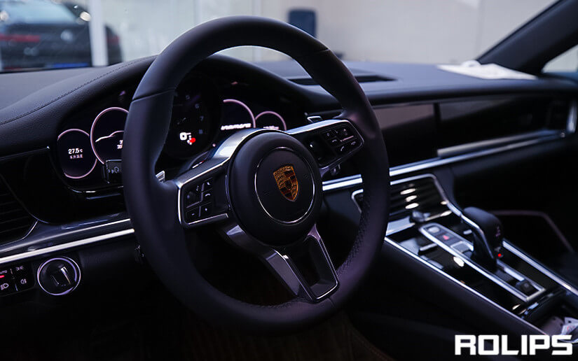 保時捷帕拉梅拉貼ROLIPS隱形車衣的細節怎么樣