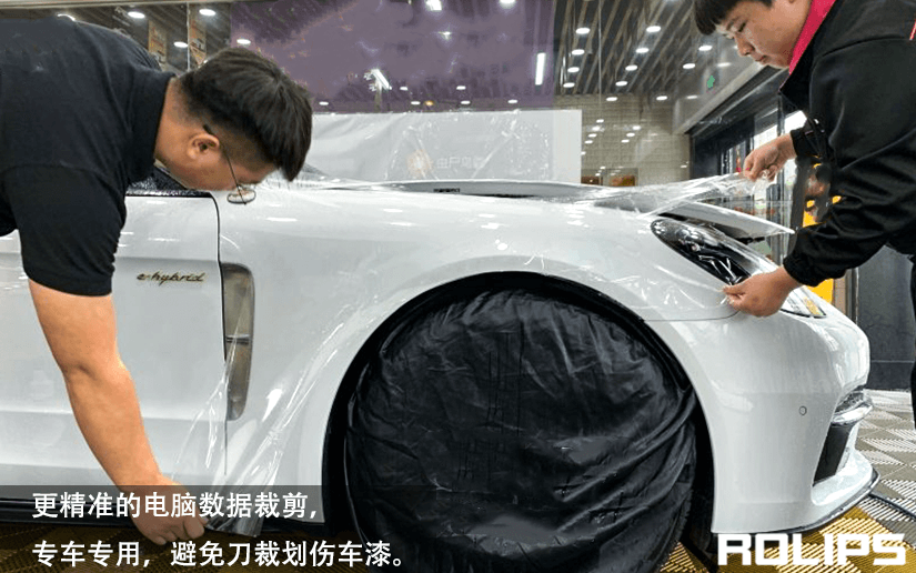 白色車貼ROLIPS隱形車衣抗黃變能力怎么樣？（10）