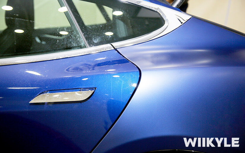 WIIKYLE漆面保護膜施工前后對比圖