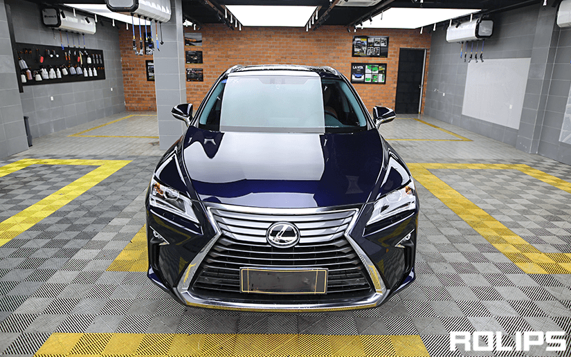 藍色雷克薩斯怎么選擇隱形車衣？（10）