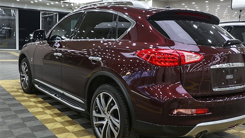 英菲尼迪QX5施工隱形車衣的環境怎么樣？