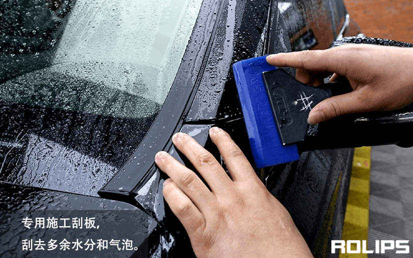 黑色車貼ROLIPS隱形車衣有什么作用？（2）