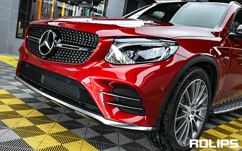 紅色車貼ROLIPS隱形車衣的效果怎么樣