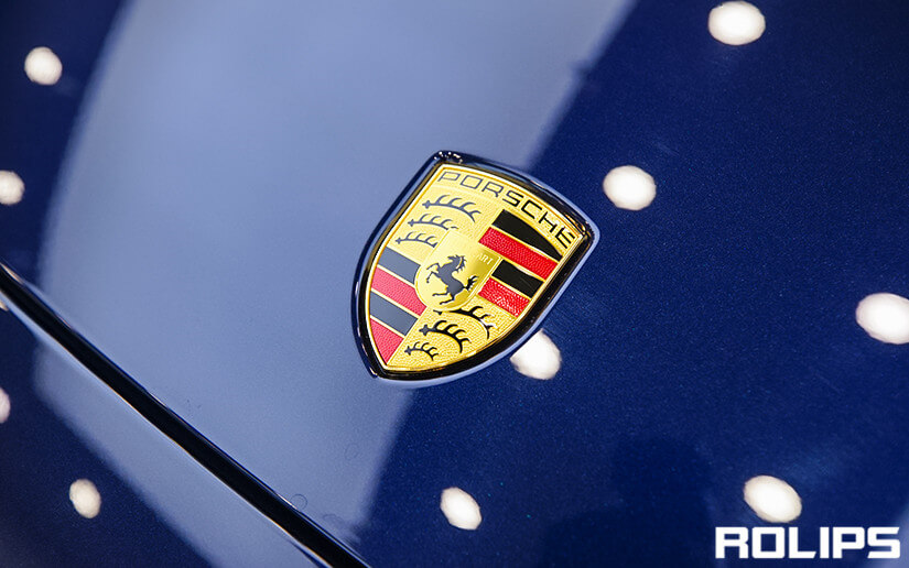 保時捷帕拉梅拉貼ROLIPS車衣的效果圖