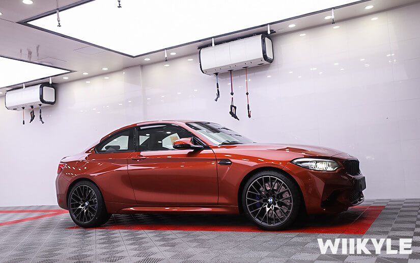 寶馬M3貼隱形車衣效果圖