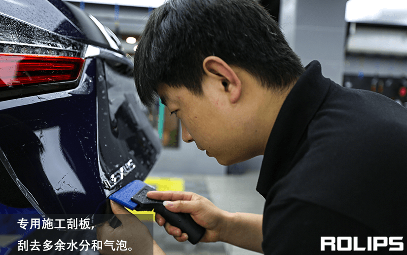 藍色雷克薩斯怎么選擇隱形車衣？（5）