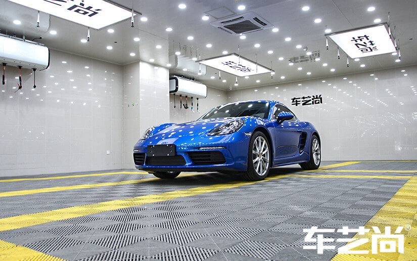 威固漆面保護施工保時捷718整車效果圖展示（圖3）