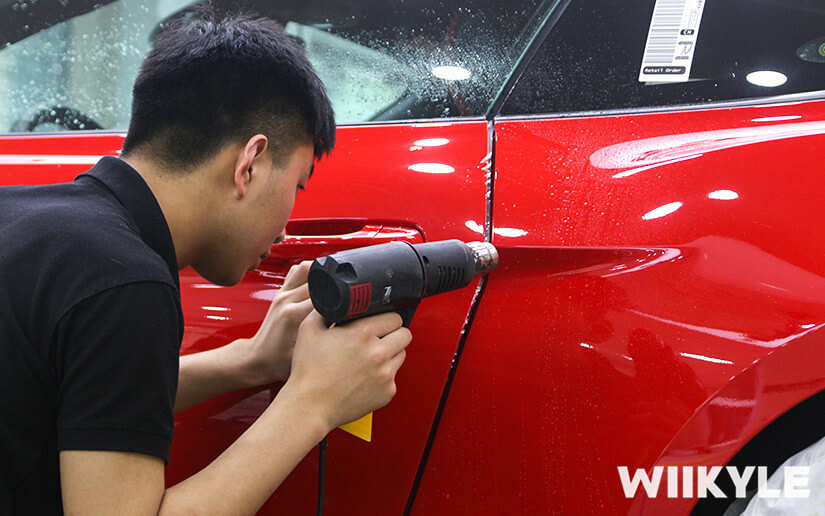 福特野馬施工WIIKYLE車衣施工流程圖（十）