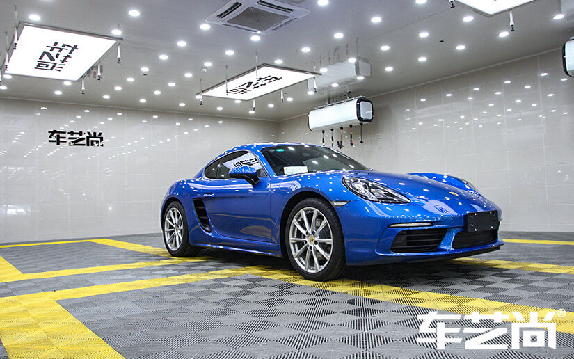 威固漆面保護施工保時捷718整車效果圖展示（圖2）