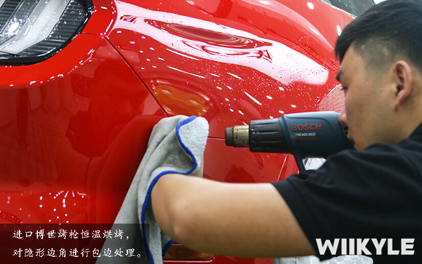 福特野馬施工WIIKYLE車衣施工流程圖（十一）