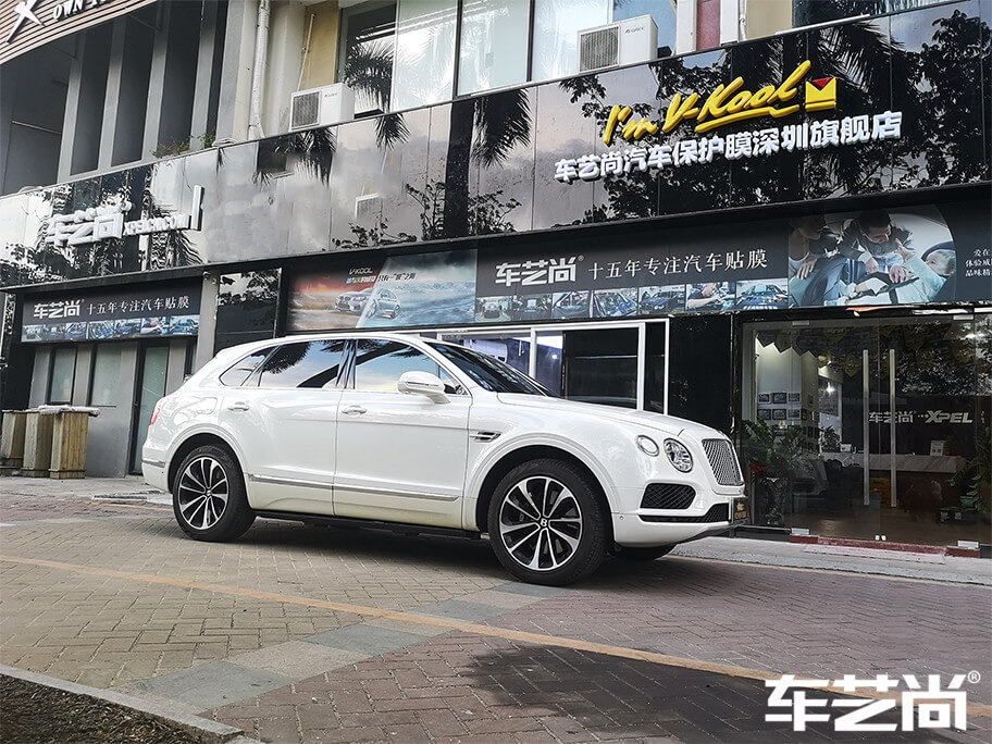 賓利添越施工威固隱形車衣效果圖（四）