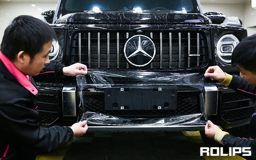 貼ROLIPS車衣的施工過程是什么