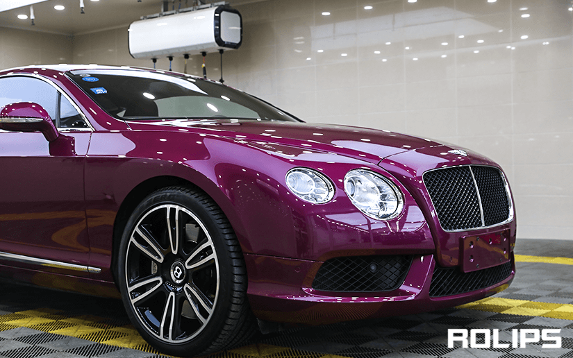 紫色車貼車衣的效果怎么樣