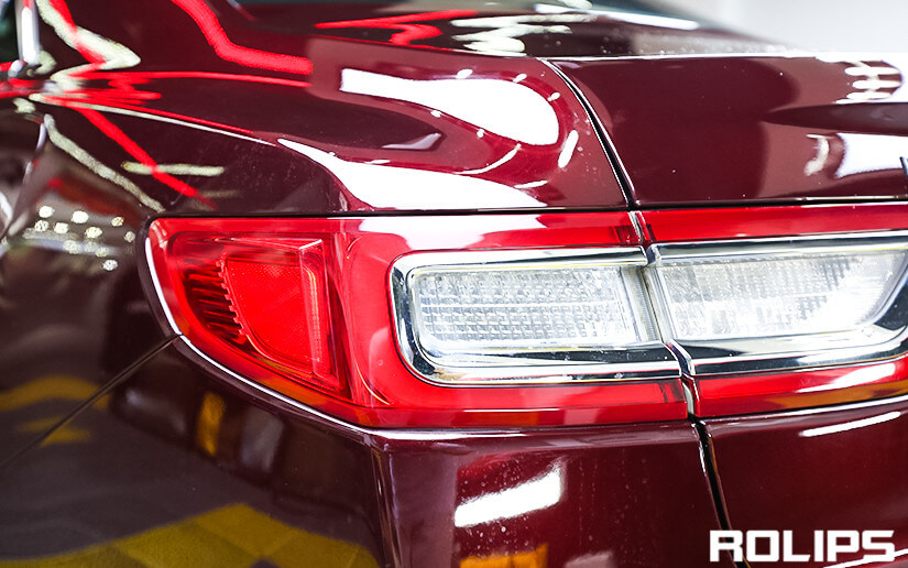 林肯大陸貼ROLIPS車衣細節展示