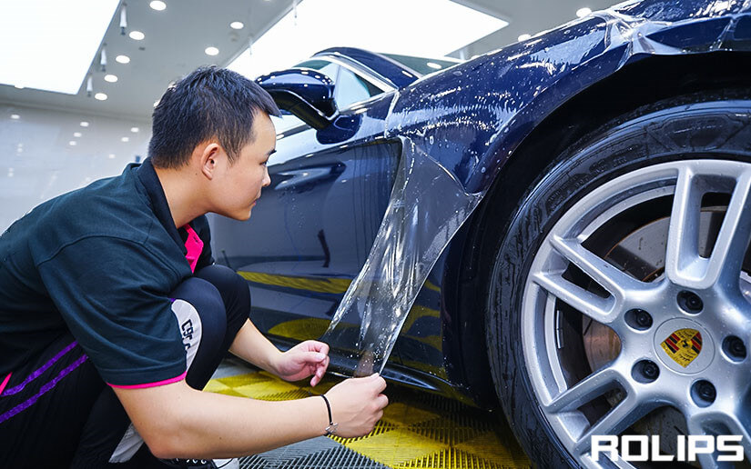 保時捷可以貼ROLIPS車衣嗎