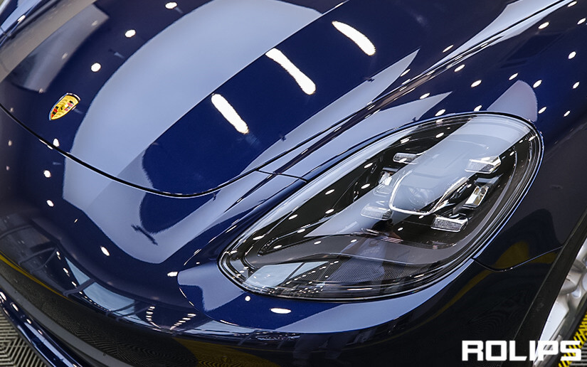 保時捷帕拉梅拉貼ROLIPS隱形車衣的效果圖