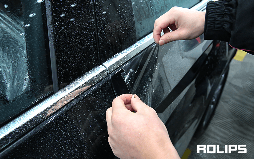 黑色車貼車衣的施工過程是什么（圖5）