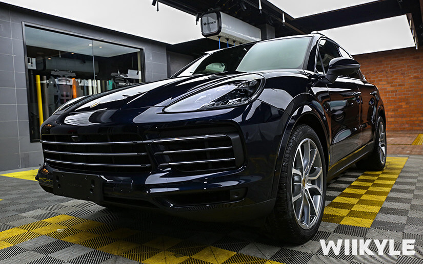 保時捷施工WIIKYLE專車專用漆面保護膜展示圖（十五）