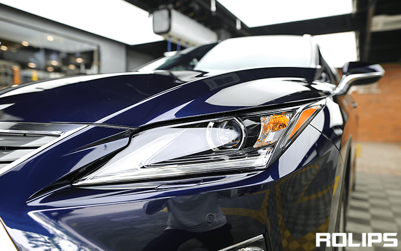 藍色雷克薩斯怎么選擇隱形車衣？（15）