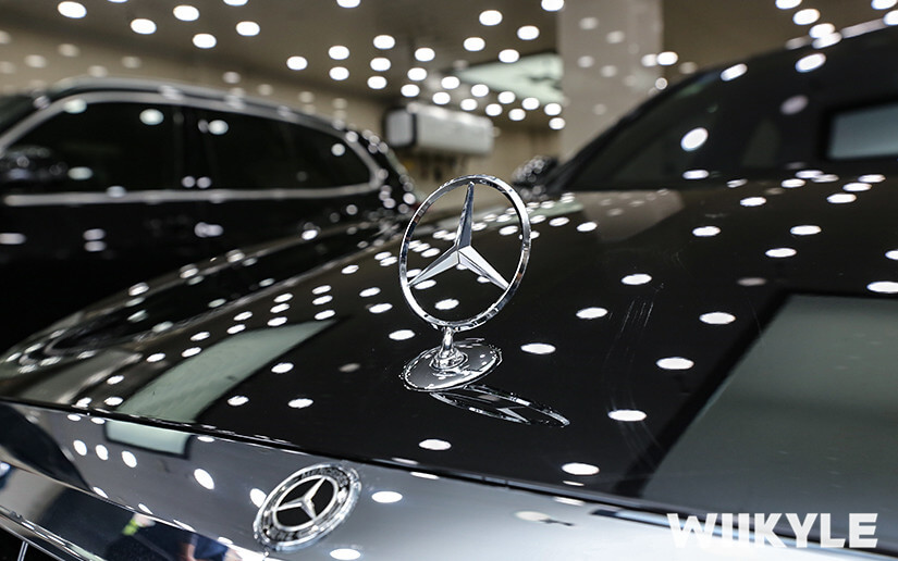 奔馳汽車貼WIIKYLE隱形車衣施工效果展示（三）