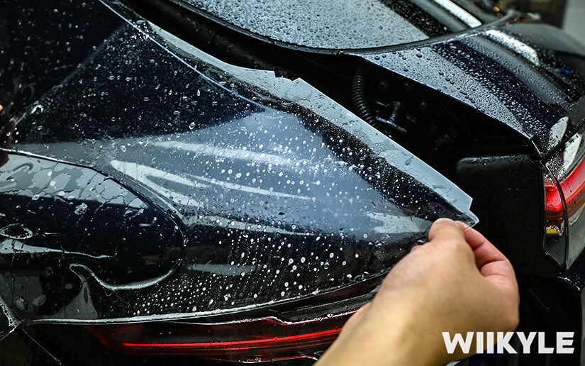 保時捷施工WIIKYLE專車專用漆面保護膜展示圖（十二）