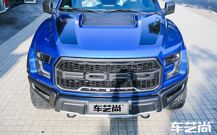 福特汽車施工威固車衣車頭近照