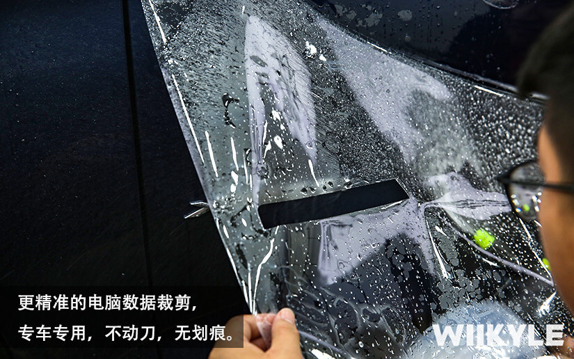 寶馬X3量子藍汽車裝貼WIIKYLE隱形車衣（圖六）