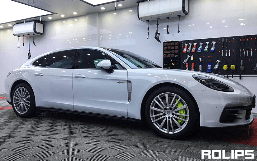 白色車貼ROLIPS隱形車衣抗黃變能力怎么樣？（16）