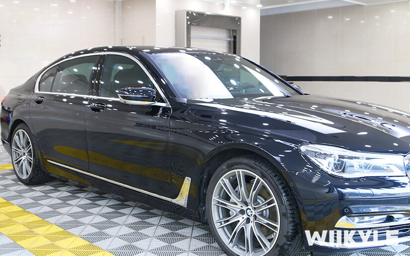 WIIKYLE隱形車衣施工黑色寶馬7系作品展示（圖十）