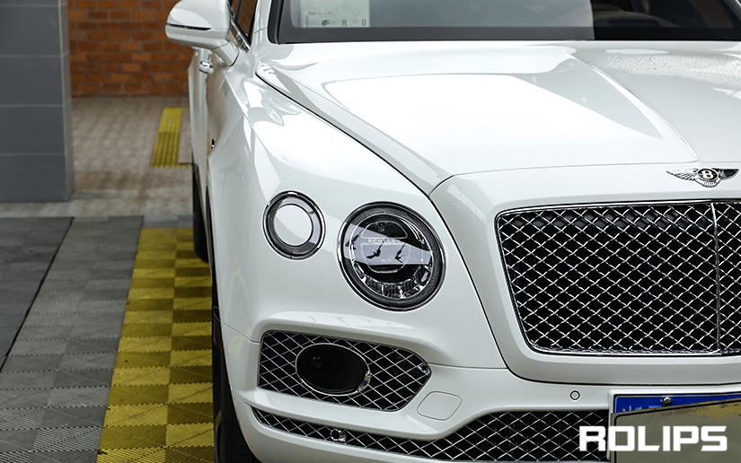 賓利貼ROLIPS隱形車衣的細節展示