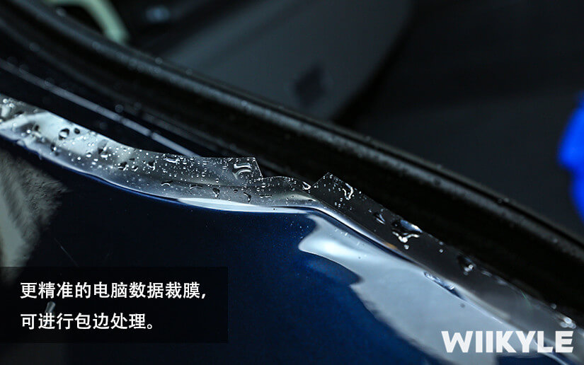 保時捷施工WIIKYLE專車專用漆面保護膜展示圖（二）