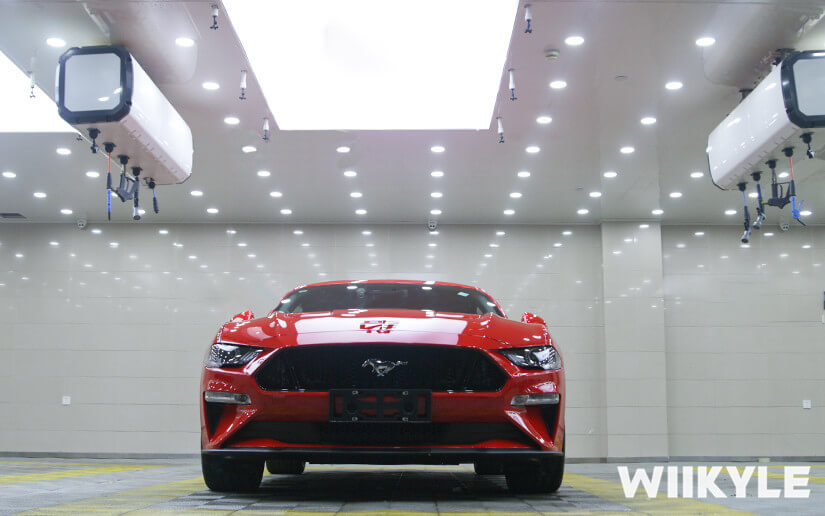 福特野馬施工WIIKYLE車衣施工效果圖（一）