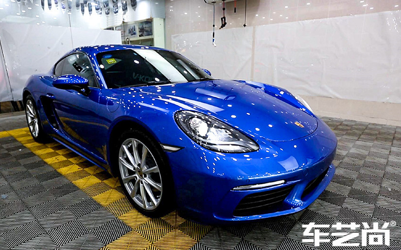 保時捷貼威固隱形車衣效果圖