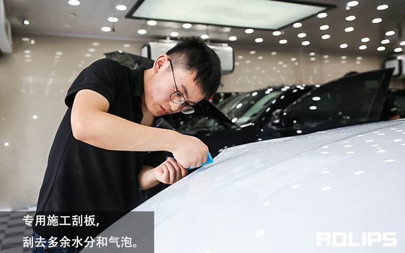 保時捷貼隱形車衣的細節圖