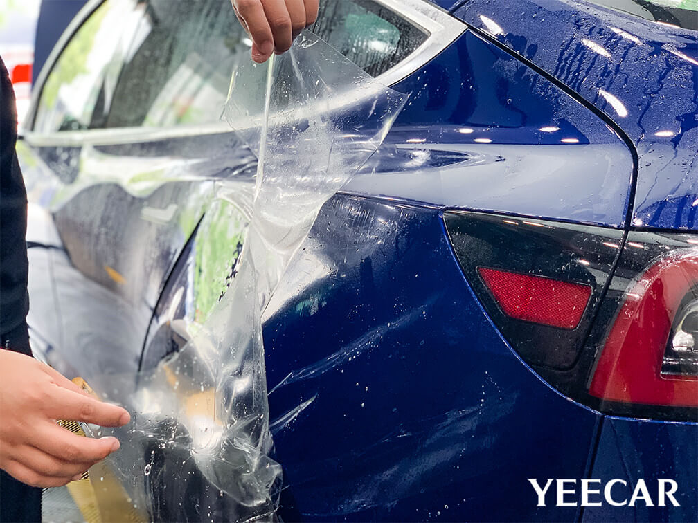 YEECAR微水施工，讓車衣與車身更加黏合